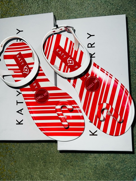 Katy Perry Collections Shoes - Katy Perry The Geli Candy Cane Sandals Size 6